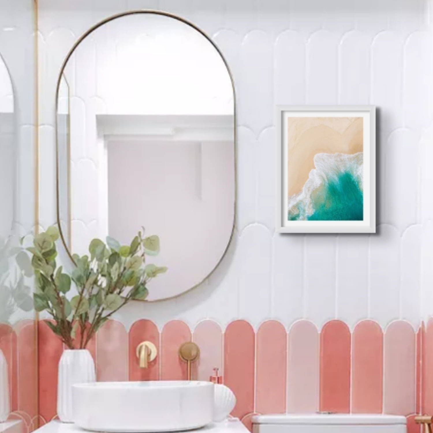 How To Choose Wall Art For Your Bathroom - Bathroom Art – Beach House Art